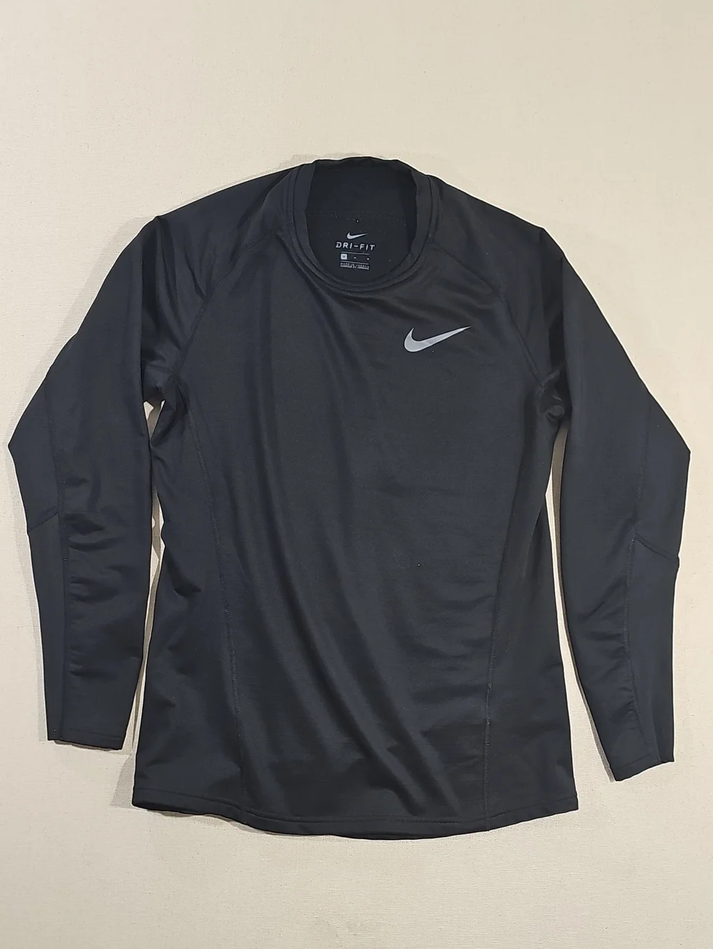 Nike Black Long Sleeve Dri-FIT Athletic Top